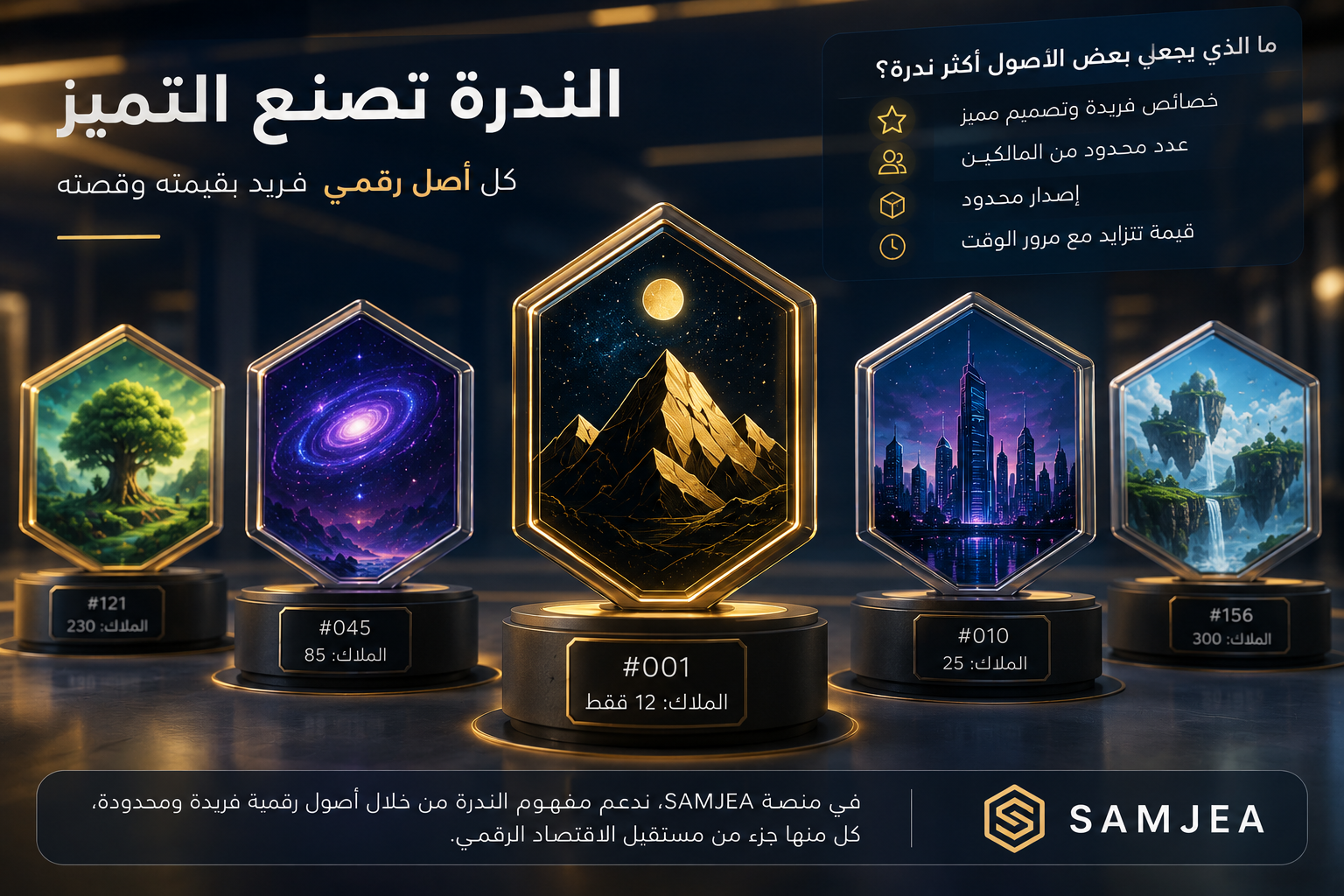 ما الذي يجعل بعض الأصول الرقمية أكثر ندرة من غيرها؟